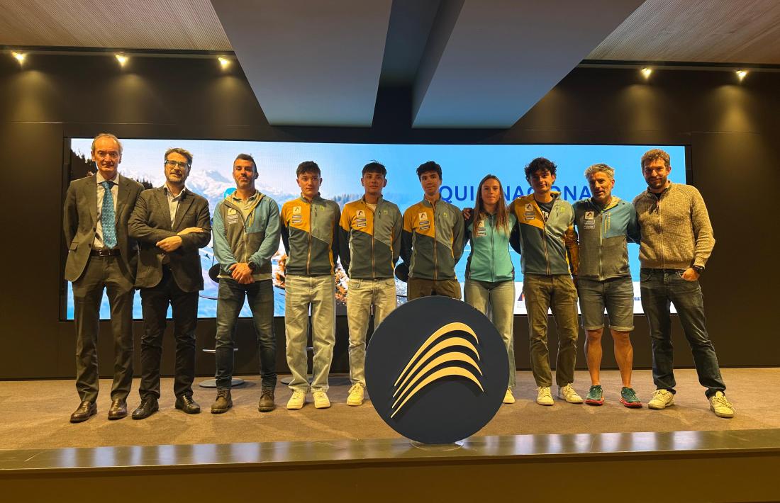 L’equip nacional de l’esquí de la muntanya de la FAM, a MoraBanc.