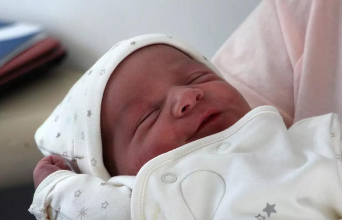 Un nadó al centre hospitalari.