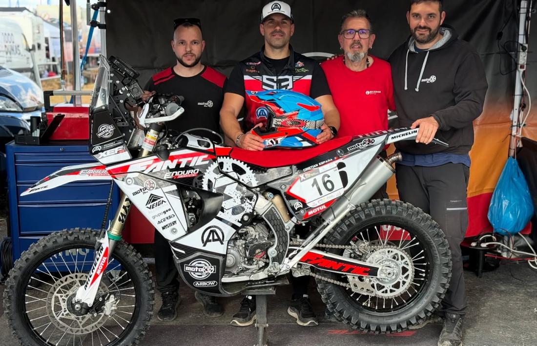 Cristian España va competir a la Baja TT Dehesea d’Extremadura.