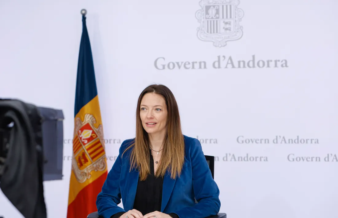 La ministra de Salut, Helena Mas, ha participat telemàticament a la reunió d'Eslovènia.