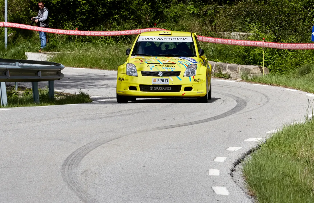 Joan Viyes, amb el seu Suzuki.