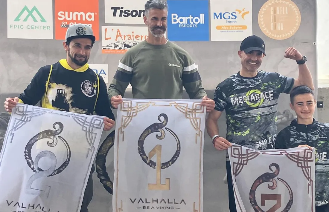 Guillem López-Cross, al podi.