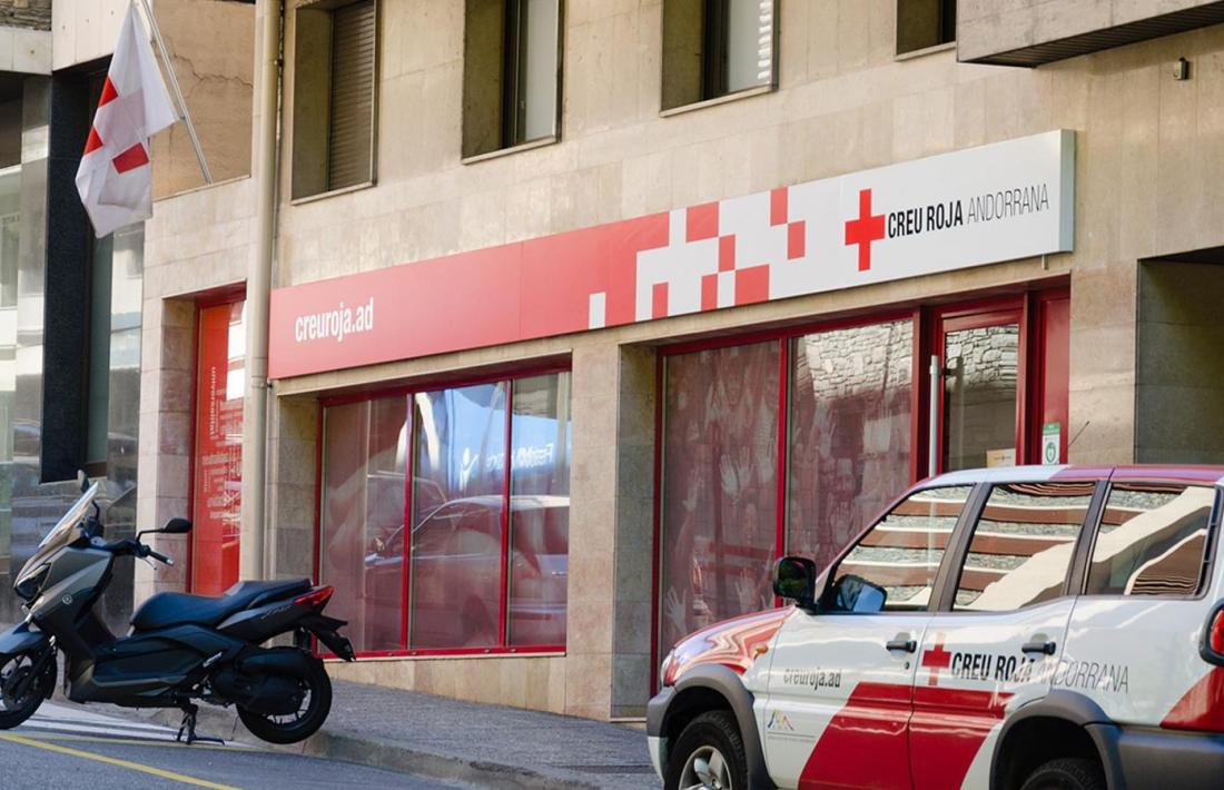 Les dependències de Creu Roja Andorrana.