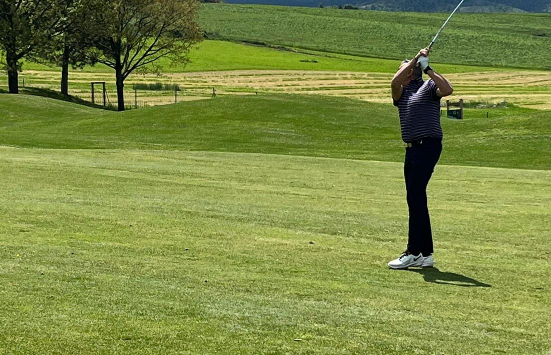 Imanol Arrillaga, a l’Aravell Golf.