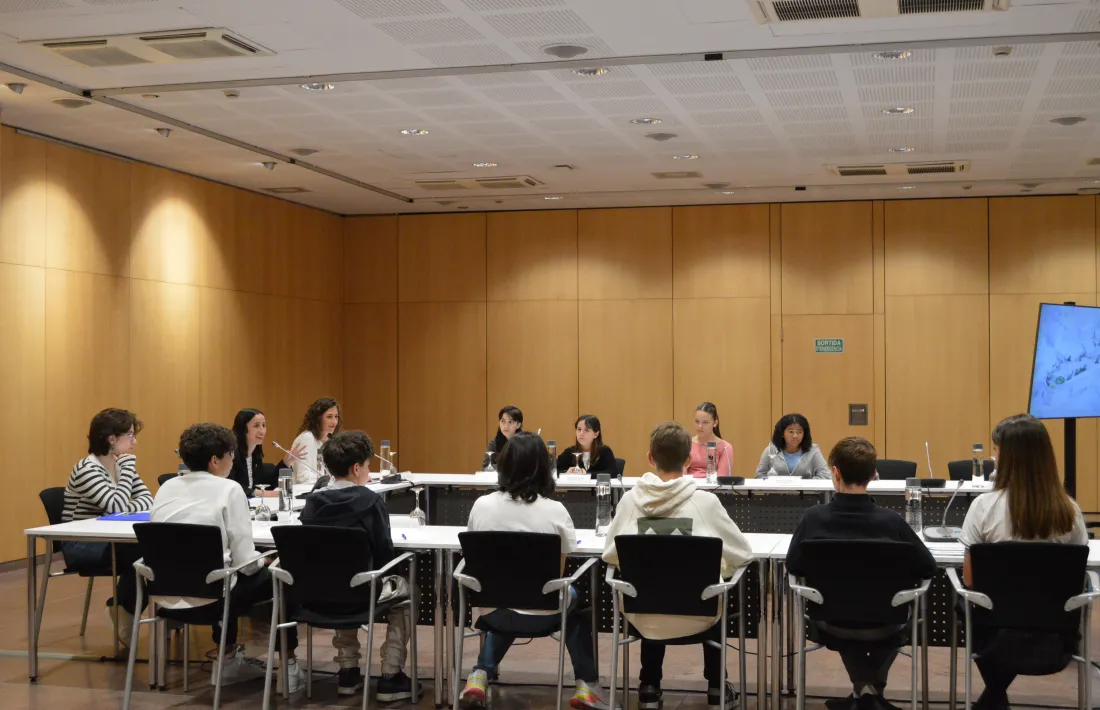 El consell de joves que s'ha celebrat aquest dijous al matí a Andorra la Vella.