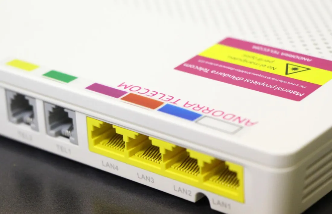 Un router d'Andorra Telecom.