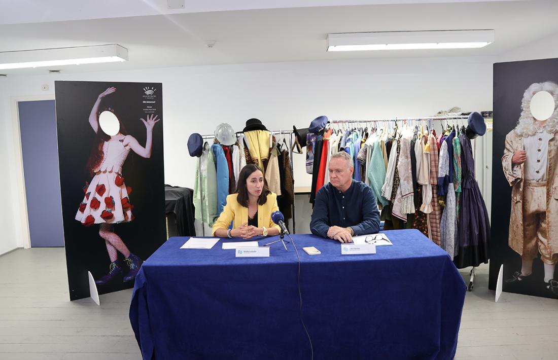 Olalla i Cartes durant la roda de premsa.