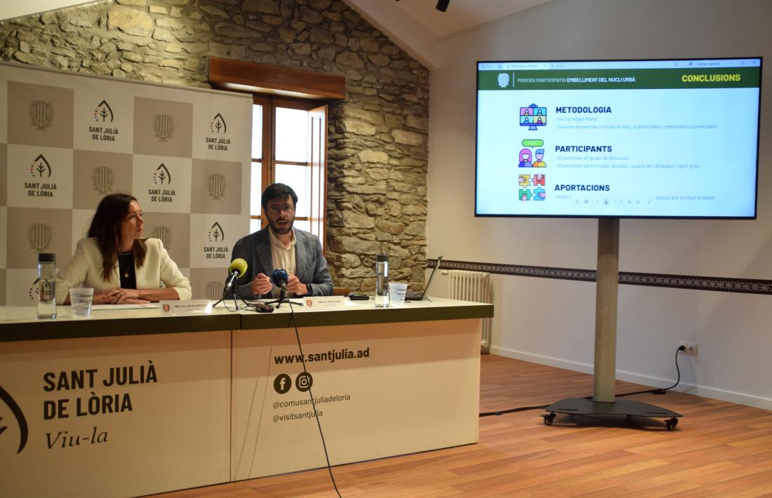 Els cònsols lauredians, Cerni Cairat i Sofia Cortesao, han presentat el resultat del procés participatiu.
