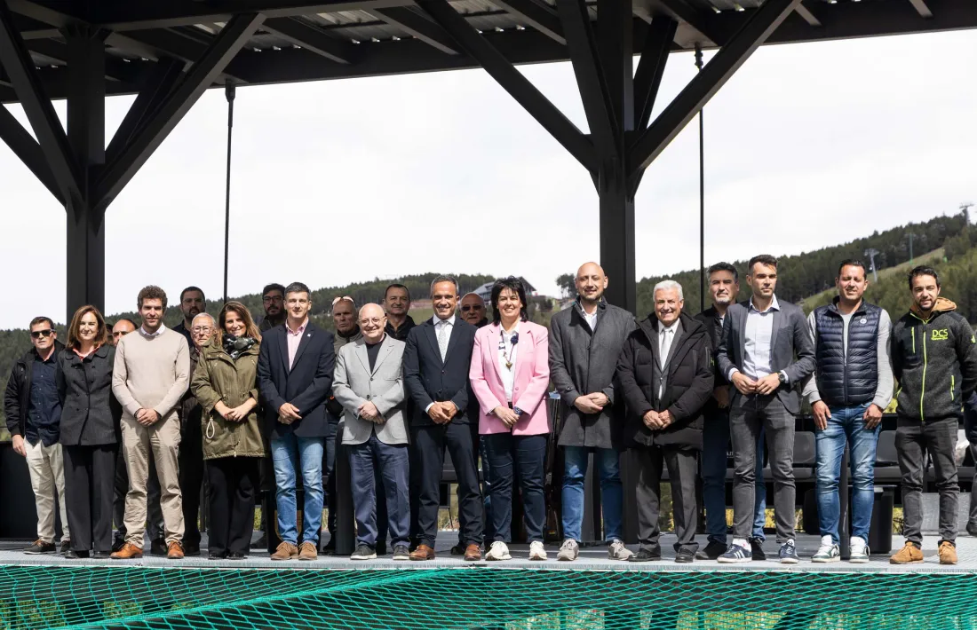 El camp de Tir del Pla de Borràs ja està llest per als Jocs. 