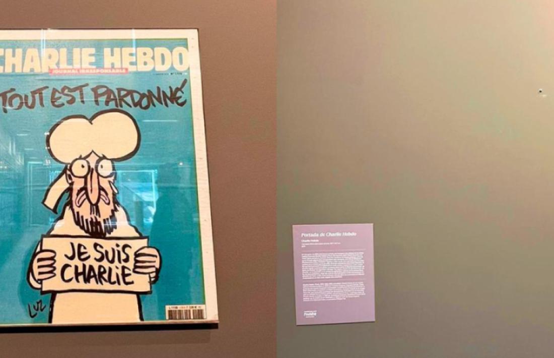 La portada del 'Charlie Hebdo' censurada.