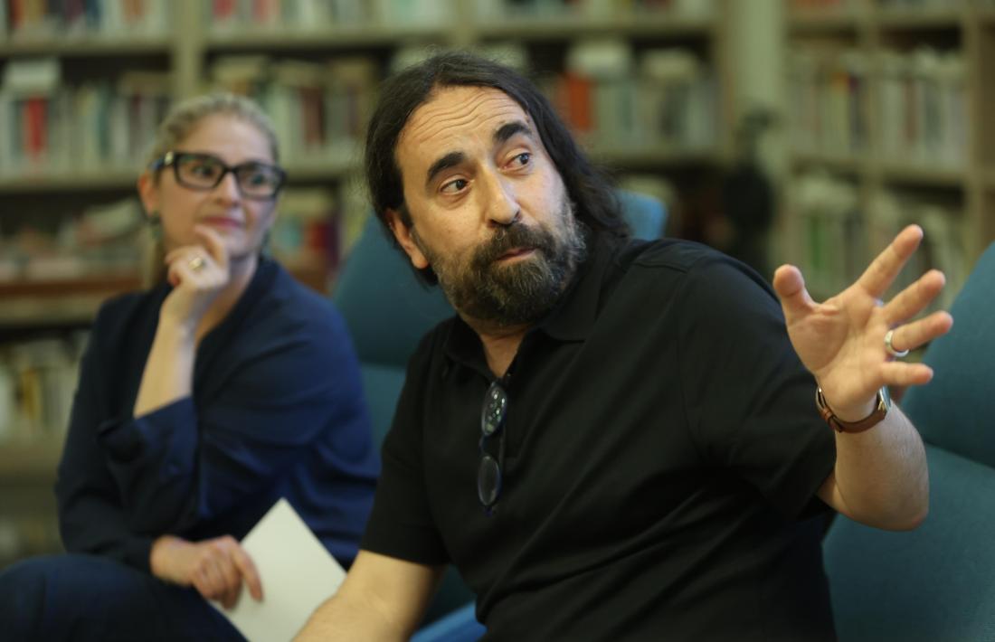 Díaz-Torrent i Noemí Rodríguez, que exercia com a presentadora.