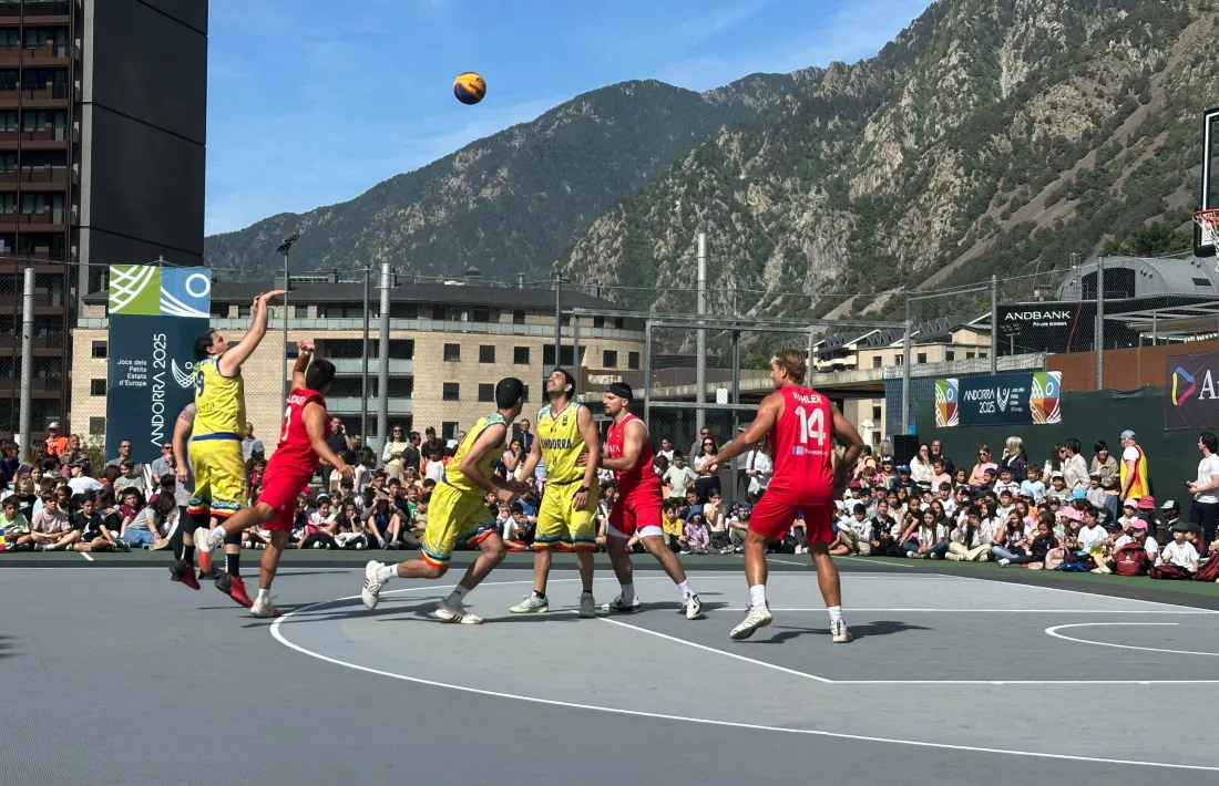 Jordi Fernández, de la selecció de bàsquet 3x3.