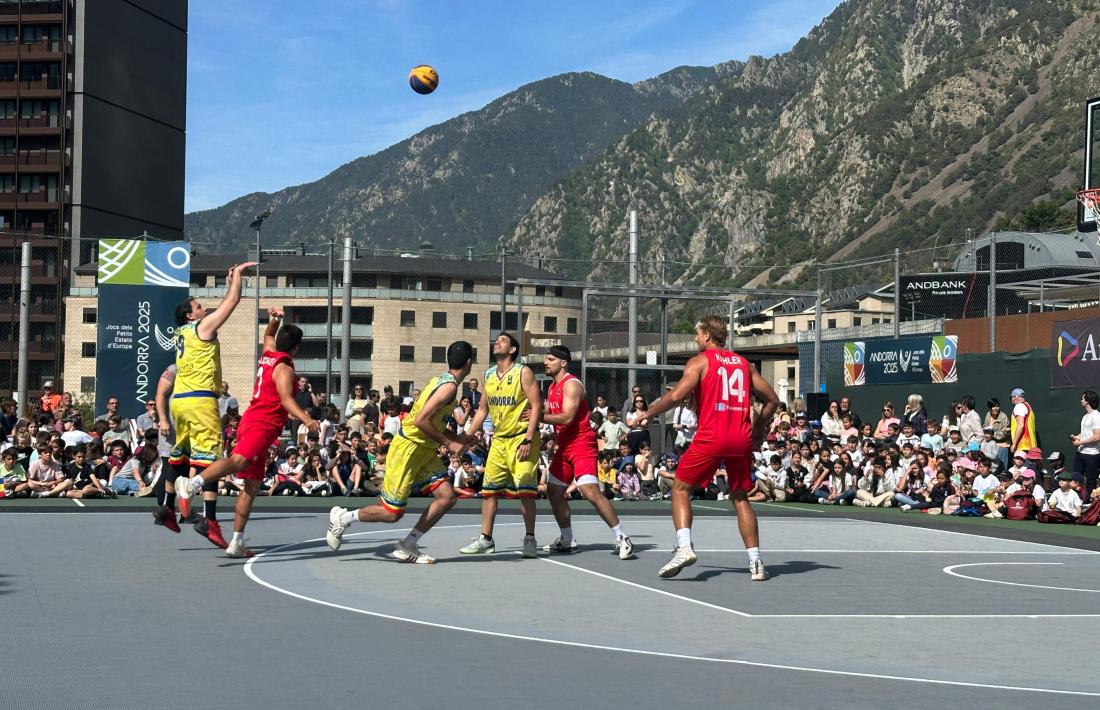 Jordi Fernández, de la selecció de bàsquet 3x3.
