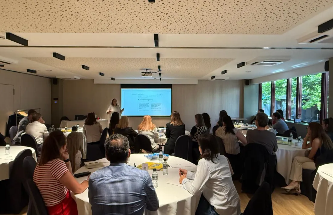 La formació que ha tingut lloc entre els membres de l’Andorra Convention Bureau.