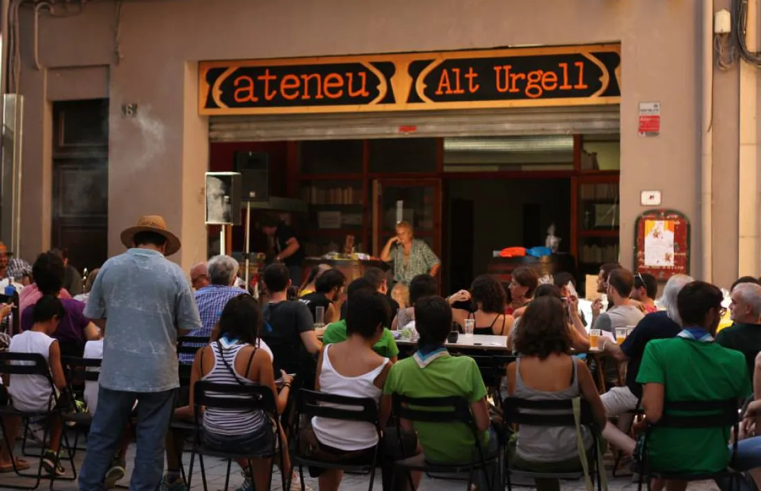 Dinar de germanor per celebrar l’inici del camí, al 2015. 