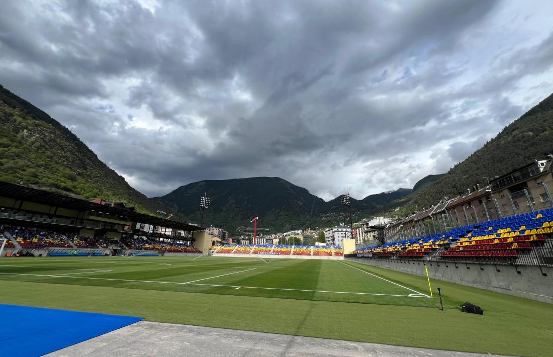 El nou estadi d’Encamp de la FAF acollirà el partit d’anada de semifinals del play-off d’ascens.