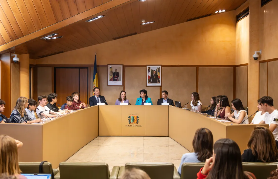 Un moment del Consells dels Adolescents de les Valls del Nord.