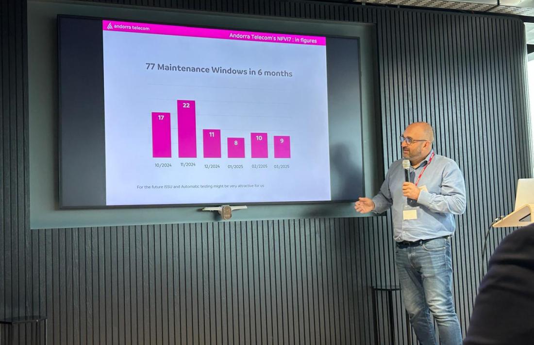 L'expert en xarxes de telefonia mòbil i fixa d’Andorra Telecom, Felip Correas.