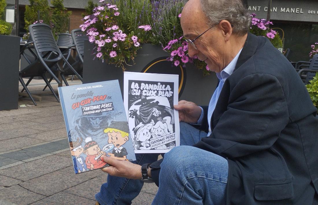 A l’esquerra, la inane portada d’Ediciones B; a la dreta, l’original de Schmidt per a ‘La pandilla...’