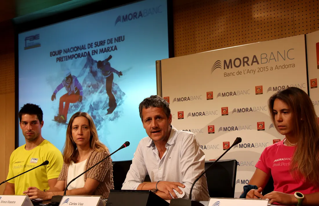 Els esportistes andorrans d'snowboard entrenaran amb la selecció francesa fins l'any 2018