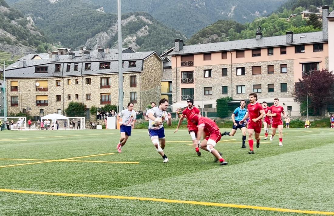Mònaco va ser massa per al combinat andorrà de rugbi, però els Isards es van endur la plata.