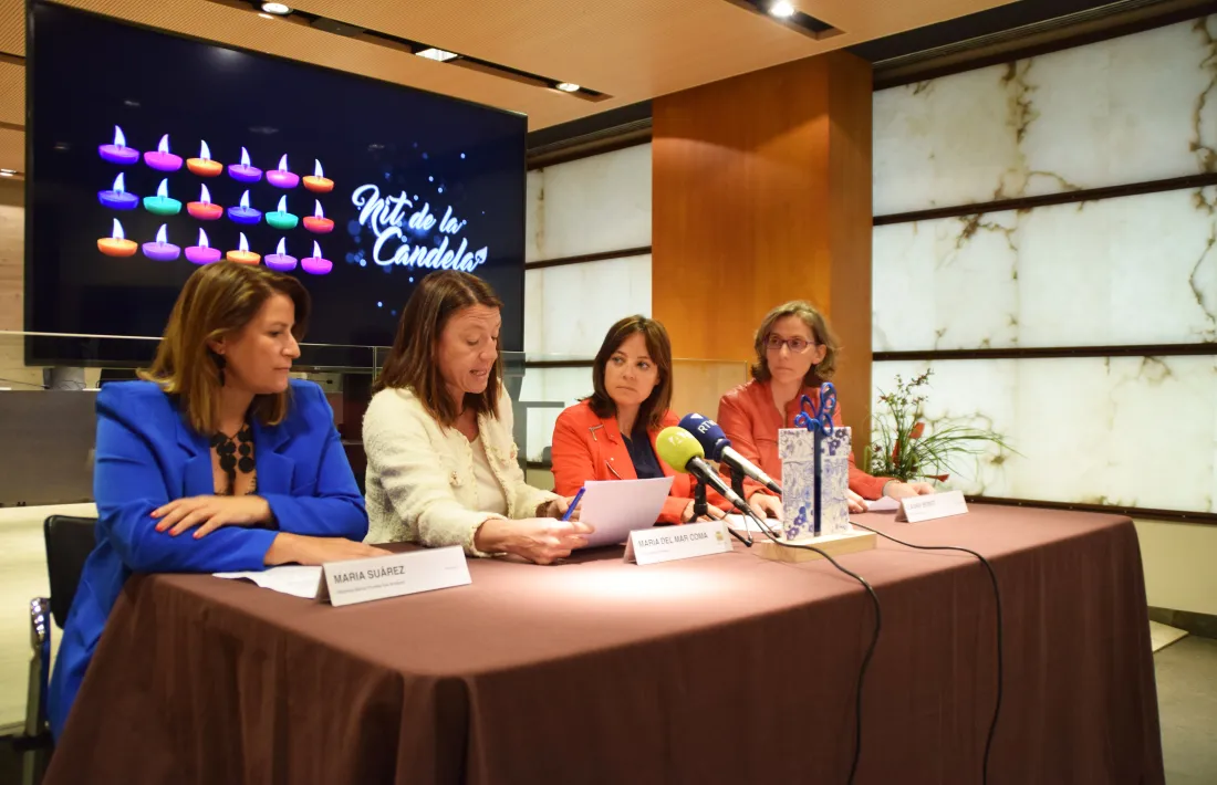 Un moment de la presentació d'una nova edició de la Nit de la Candela.