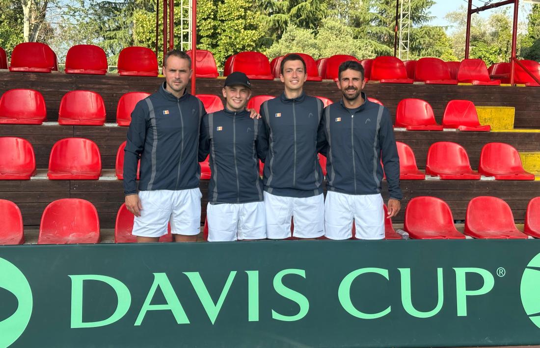 L’equip andorrà, a Tirana.