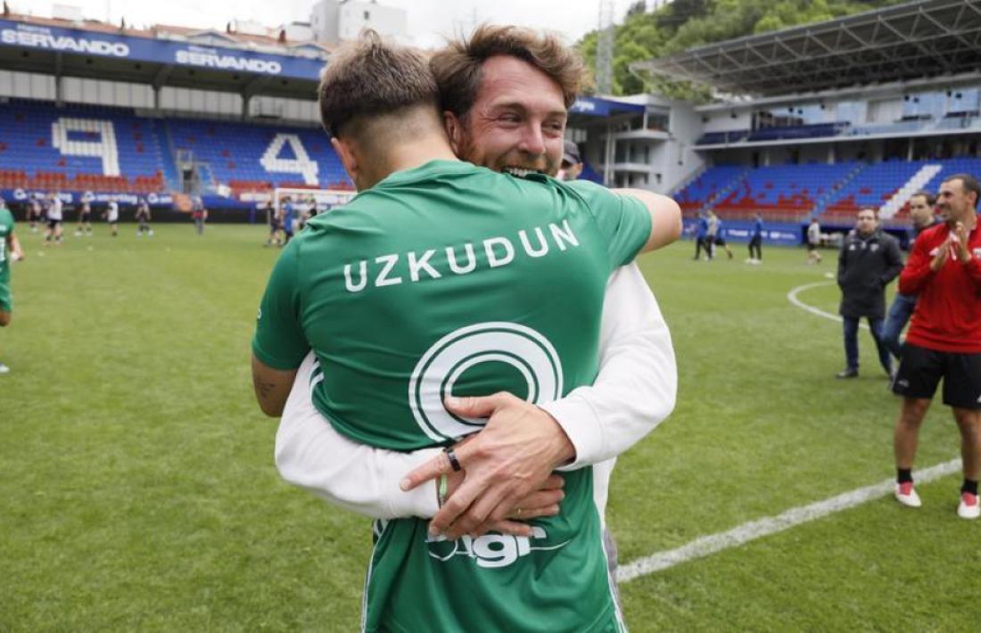 Ibai Gómez i Aitor Uzkudun, de l’Arenas a l’FC Andorra.