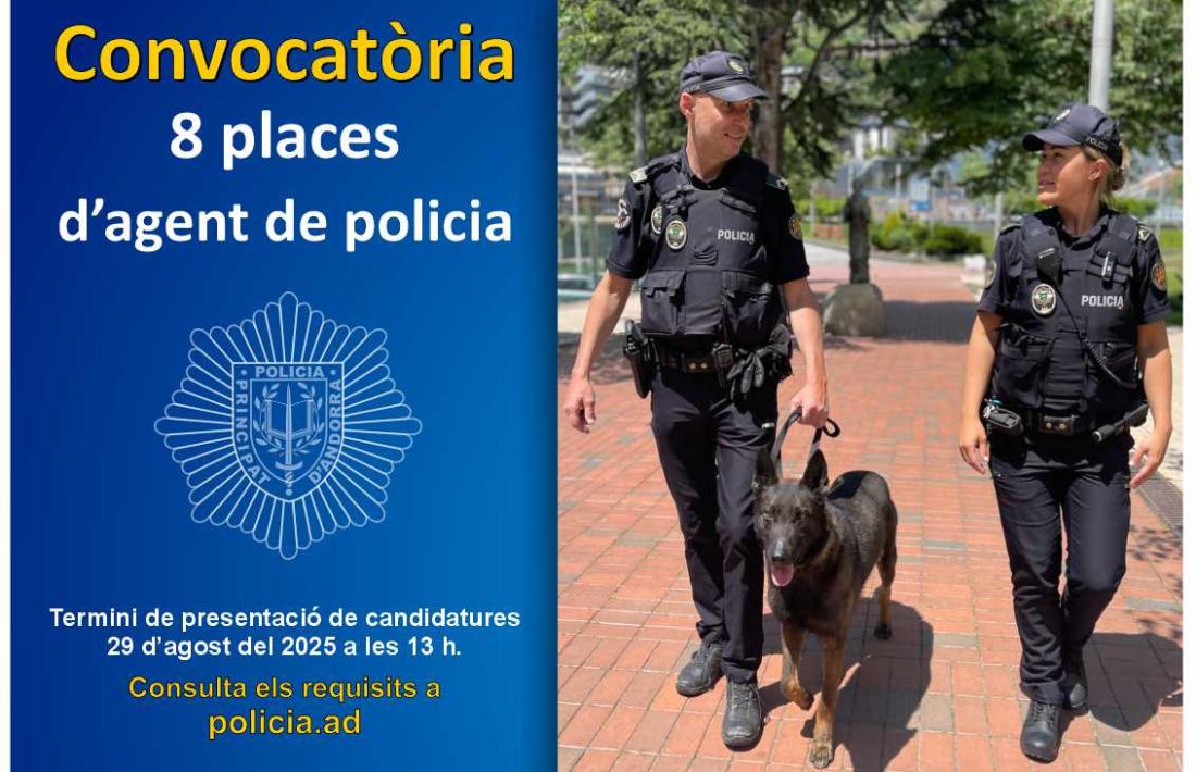 L'anunci de la convocatòria.