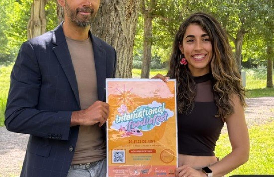 Àlex Kinchella i Andrea Regadera han presentat l'International Foodie Fest.