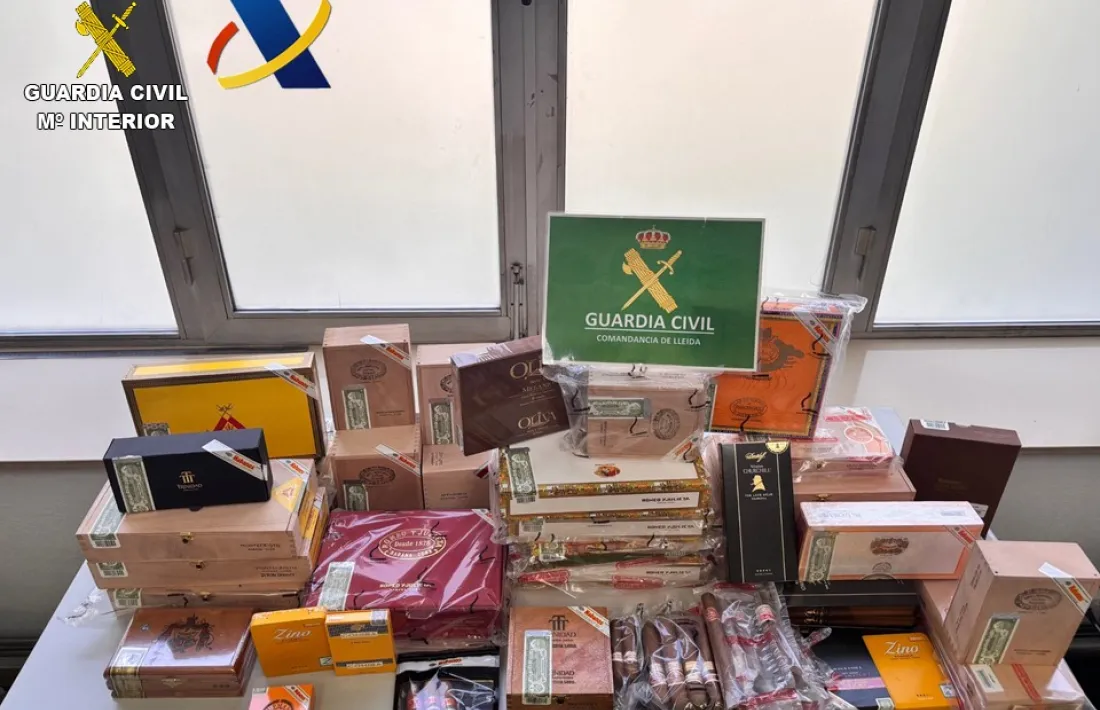 Els puros comisats a Farga de Moles el dissabte.