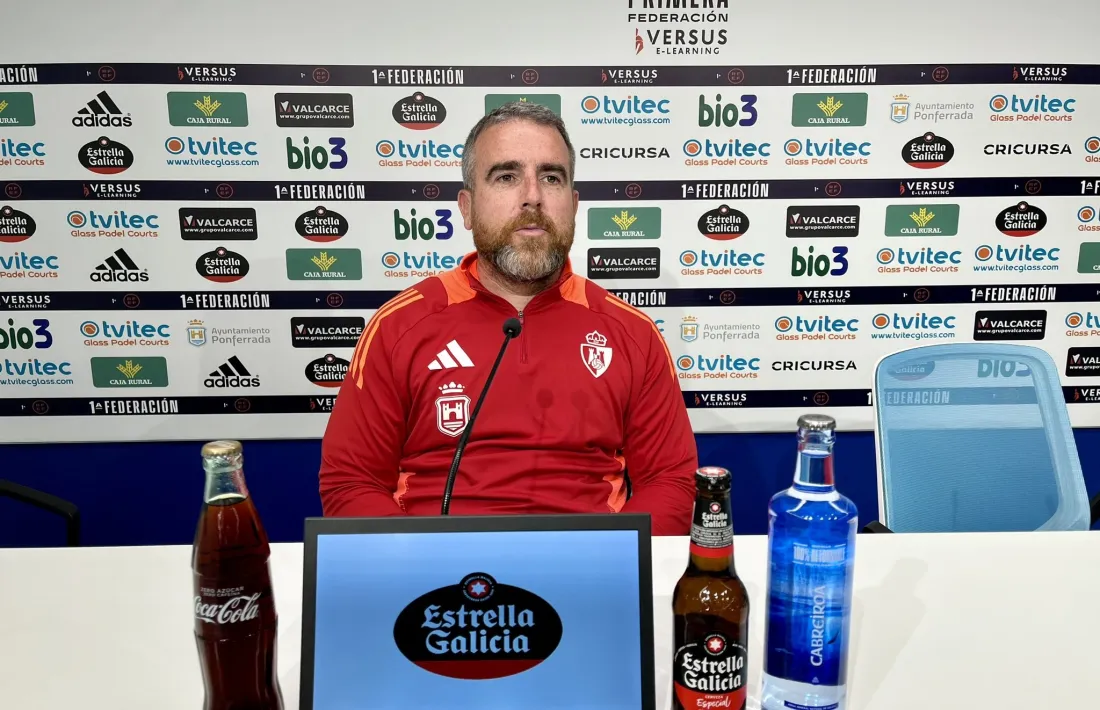 Javi Rey, tècnic de la ‘Ponfe’.