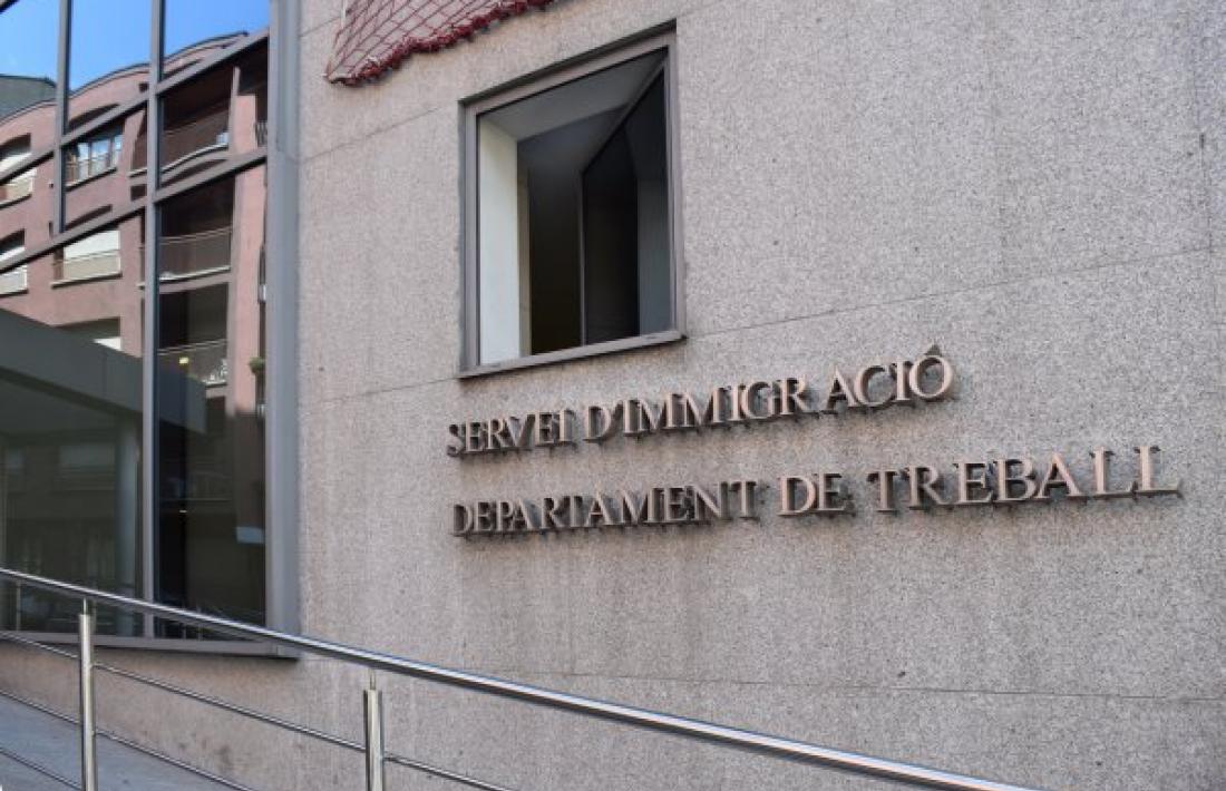 Les dependències del departament de Treball.