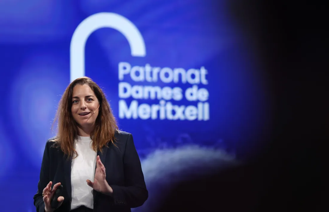Cristina Cerqueda ha explicat aquest matí el nou logo i eslògan.