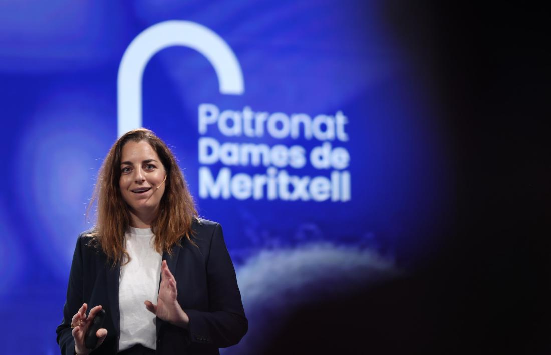 Cristina Cerqueda ha explicat aquest matí el nou logo i eslògan.