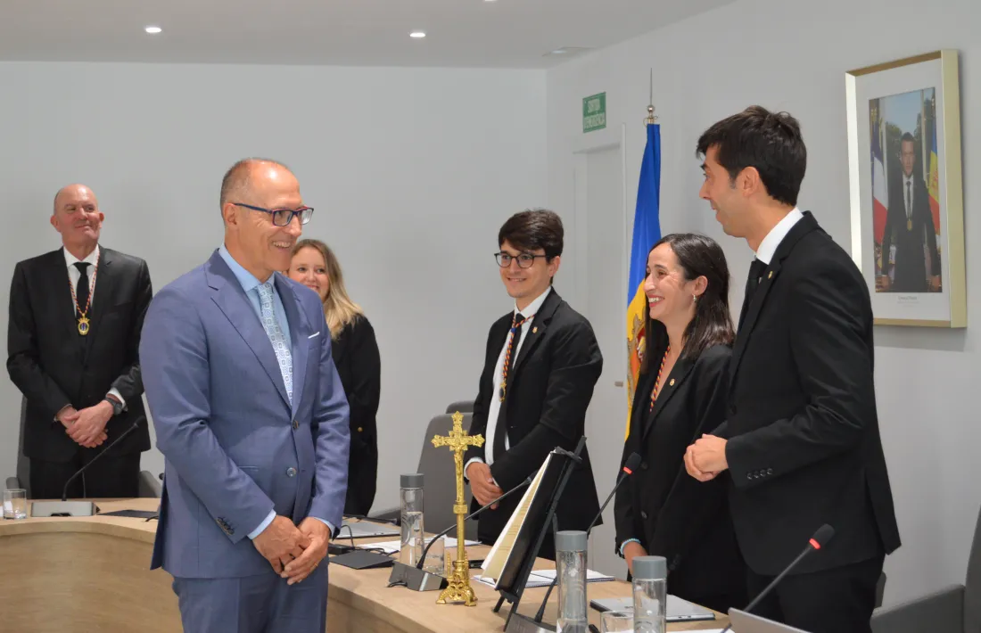 Josep Tudó ha promès avui el càrrec de director d'Esports.