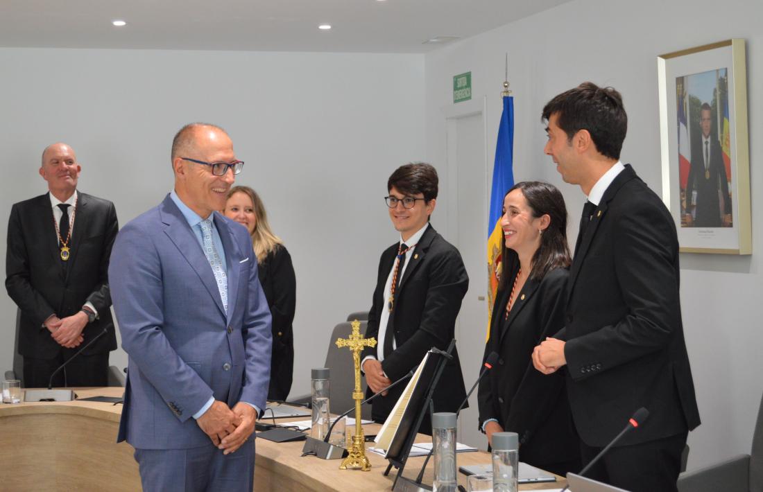 Josep Tudó ha promès avui el càrrec de director d'Esports.