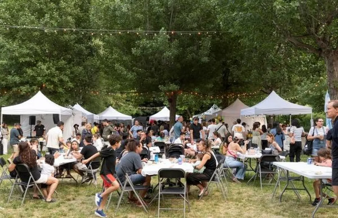 Visitants al primer International Foodie Fest de Canillo.