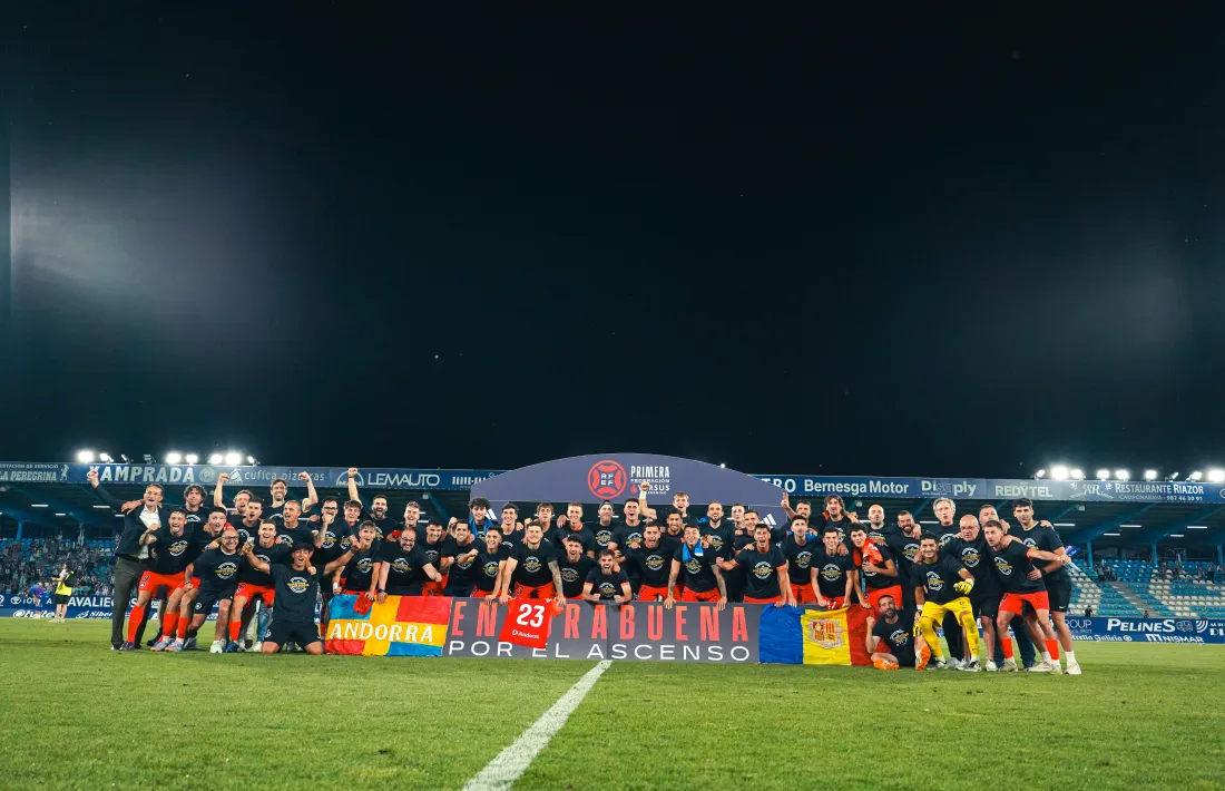 La plantilla de l’ascens de l’FC Andorra en té molts amb contracte.