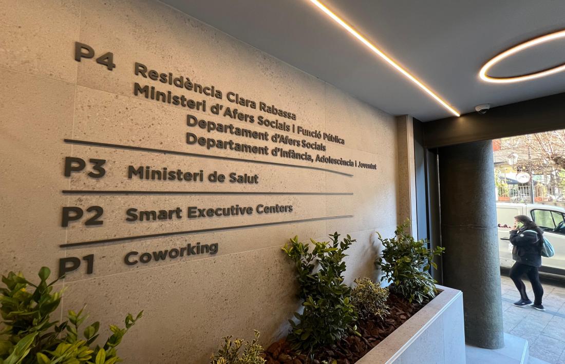 L’entrada al ministeri de Salut.
