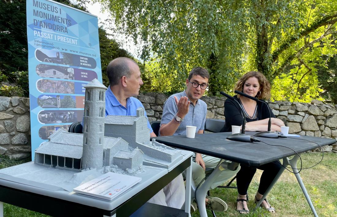 Un moment de la presentació de la iniciativa, aquest matí.