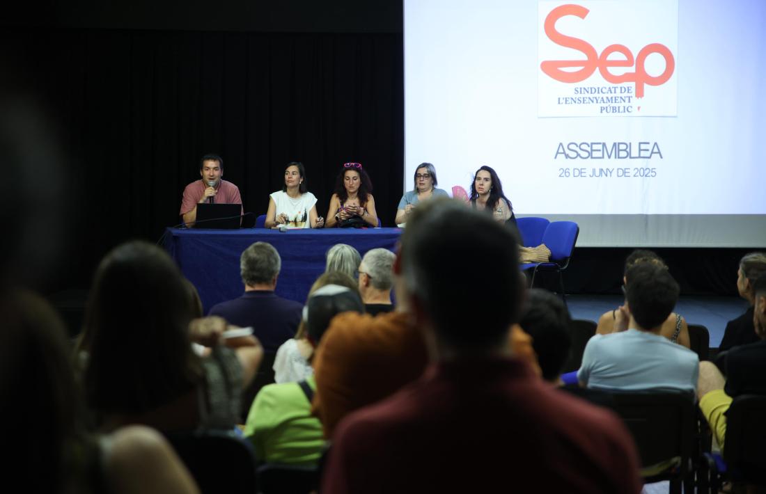 La sala d’actes de La Llacuna va acollir ahir la nova assemblea del SEP.