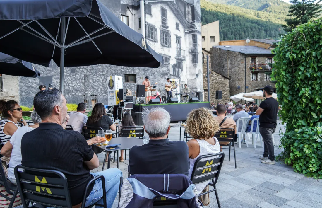 Un dels concerts d'una edició passada dels 'Vespres d'estiu a Sant Miquel'