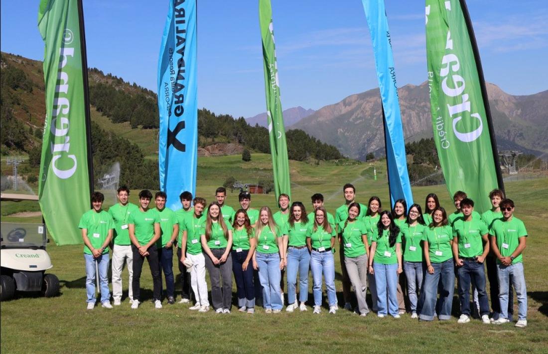 Els joves que s'incorporen a Creand aquest estiu.