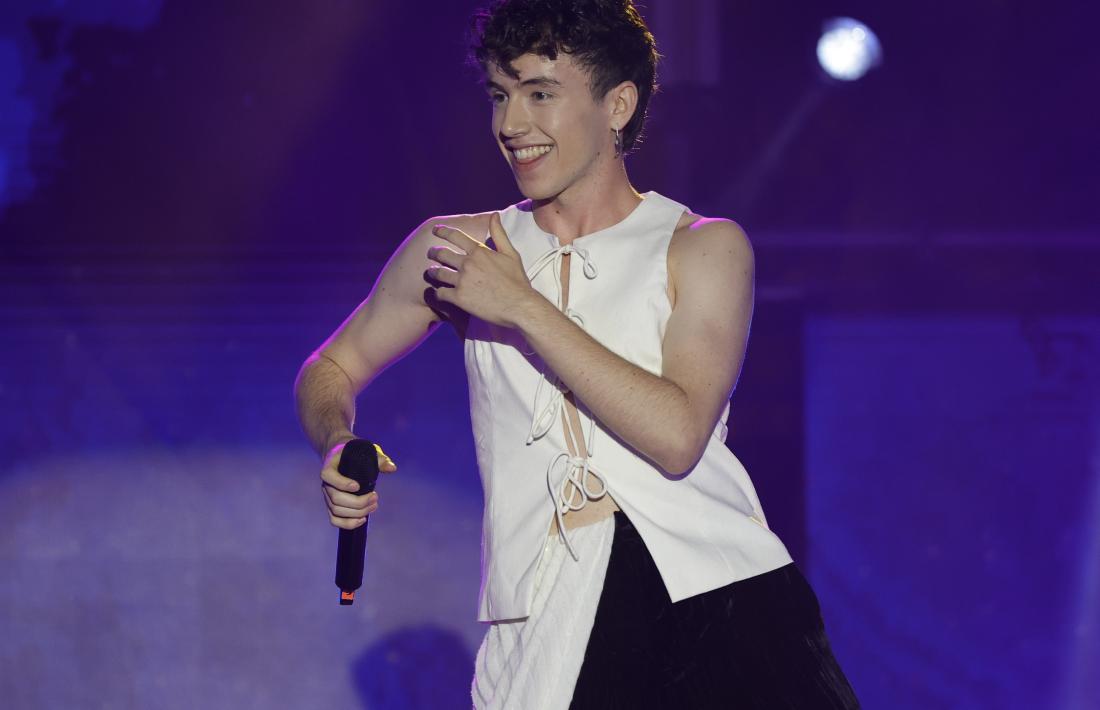 El jove cantant canillenc. 