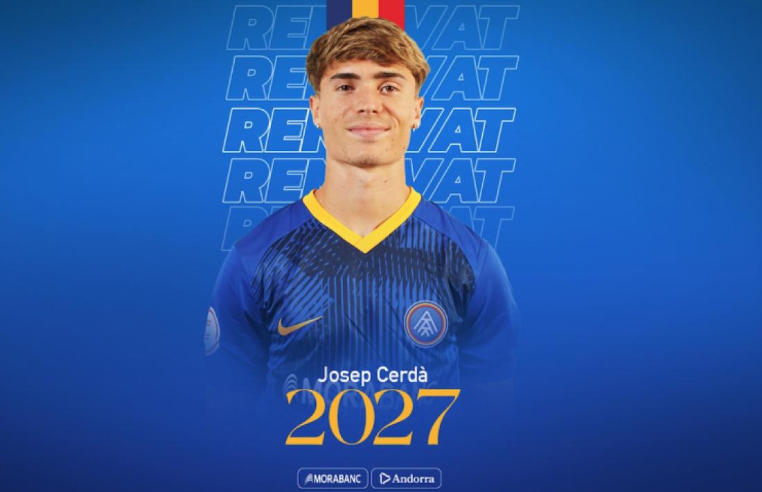 El mallorquí Josep Cerdà amplia la seva vinculació amb l'FC Andorra.