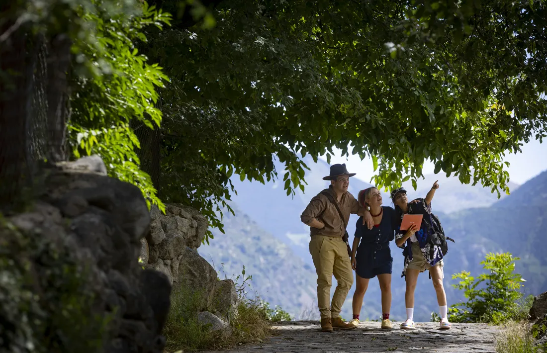 L'itinerari guiat 'Els (més) frescos de Santa Coloma'.