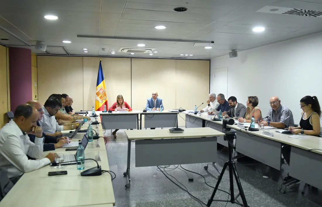 Un moment de la reunió del CES.