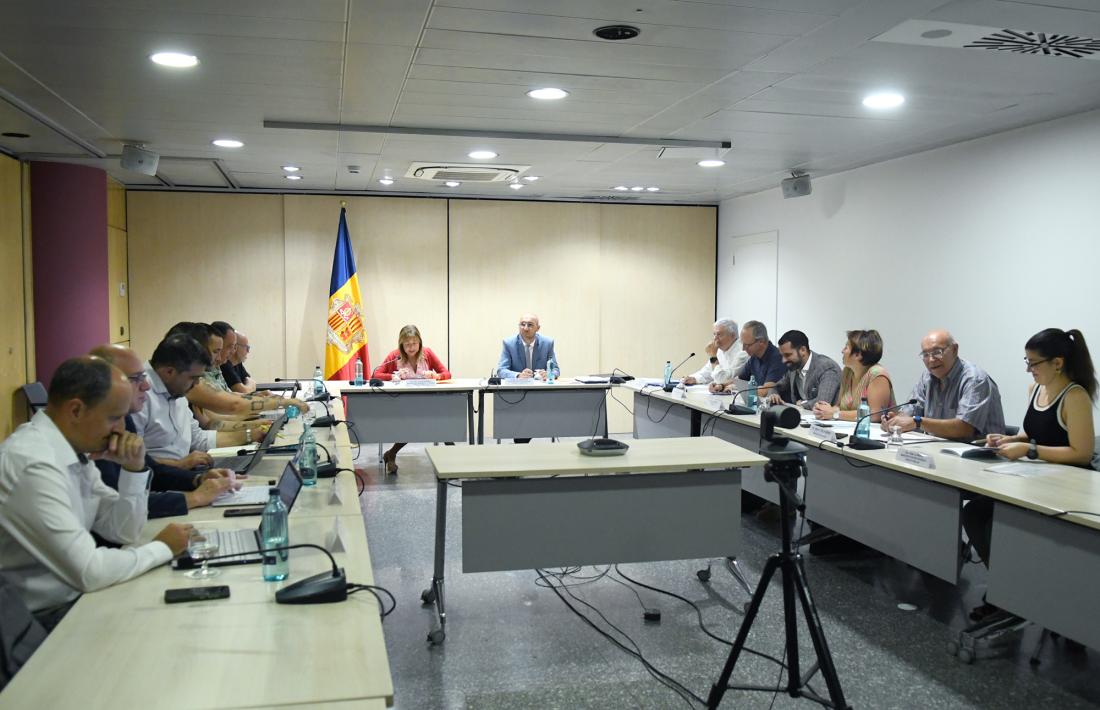 Un moment de la reunió del CES.