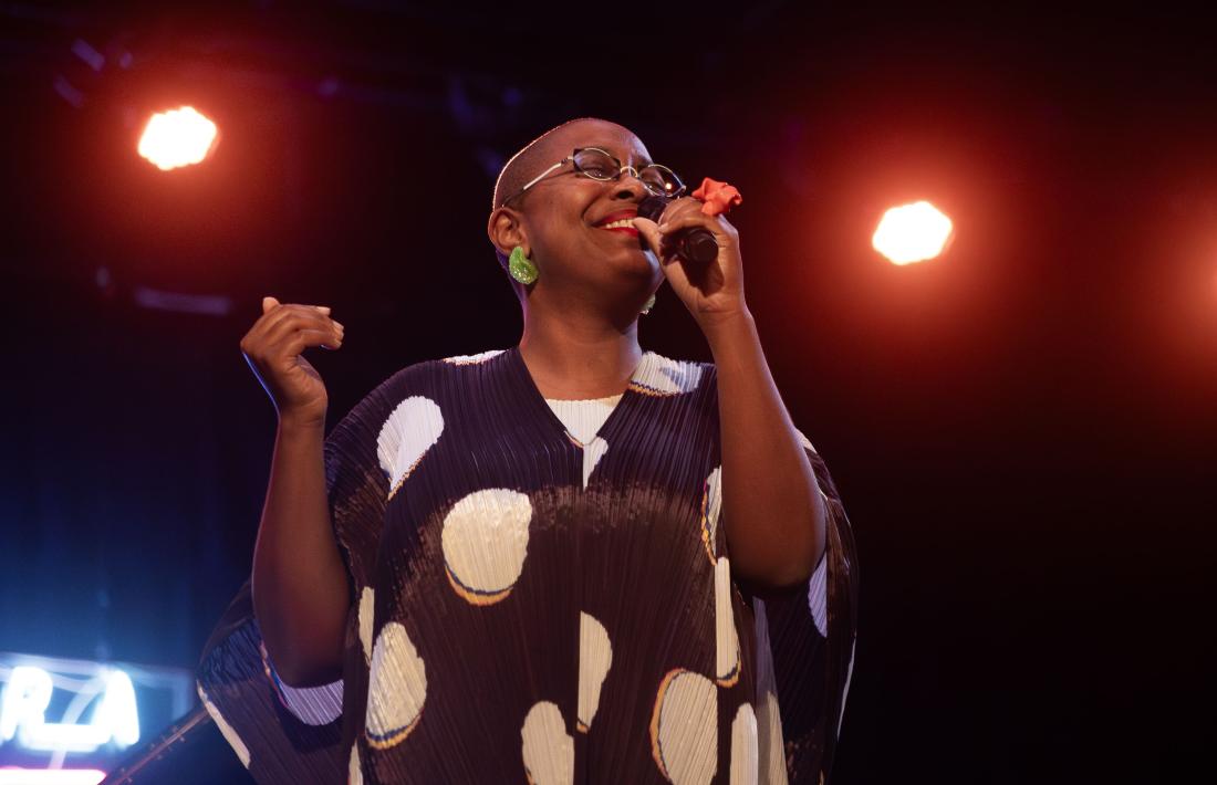 Cécile McLorin Salvant, al Prat del Roure la nit de dissabte. 